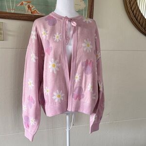 NWT Minnie Mouse tie-front cardigan